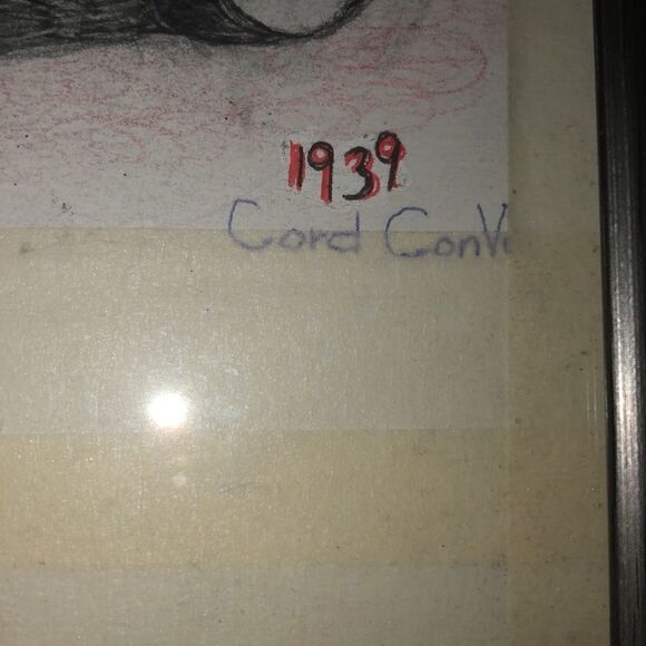 Wall Art Antique Car 1939 - Picture 3 of 6